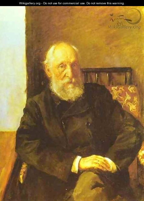 Portrait of Nikolay Panafidin 1891 - Isaak Ilyich Levitan