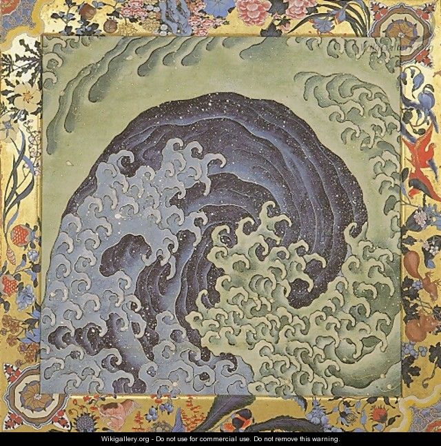 Feminine Waves (Menami) - Katsushika Hokusai
