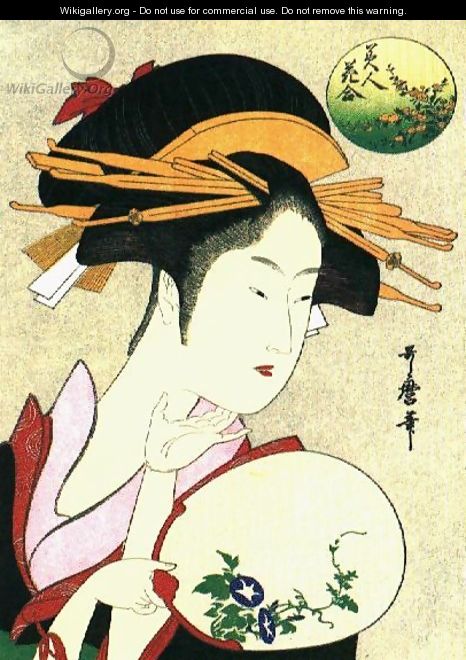 A Beautiful Woman - Katsushika Hokusai