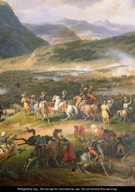 Battle of Mount Thabor 16th April 1799 detail of Napoleon and his Staff 1808 - Louis Lejeune