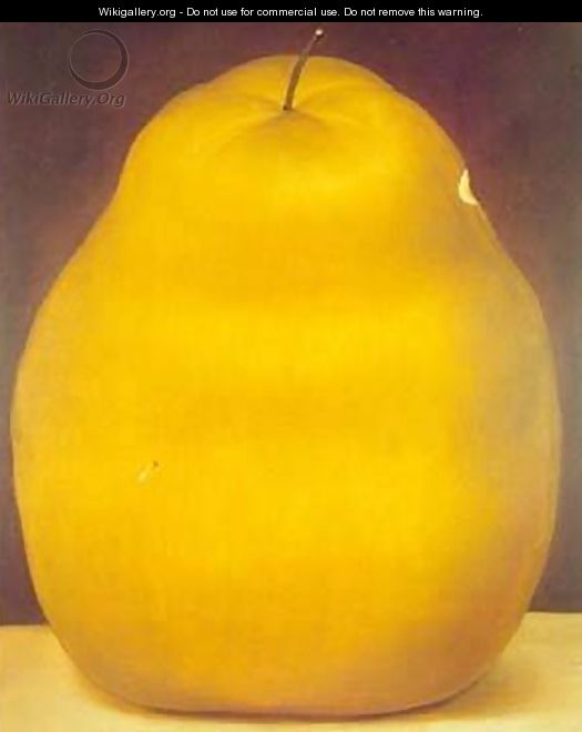 Pear 1976 - Fernando Botero