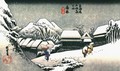 Winter Evening in Japan - Katsushika Hokusai