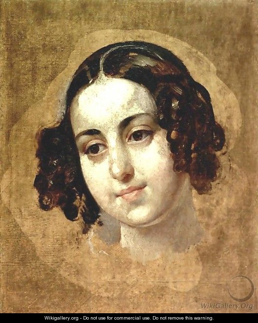 Head of Girl 1830 - Julia Vajda