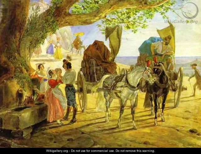 Fete in Albano 1830 1833 - Julia Vajda
