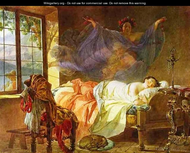 A Dream of a Girl Before a Sunrise 1830 1833 - Julia Vajda