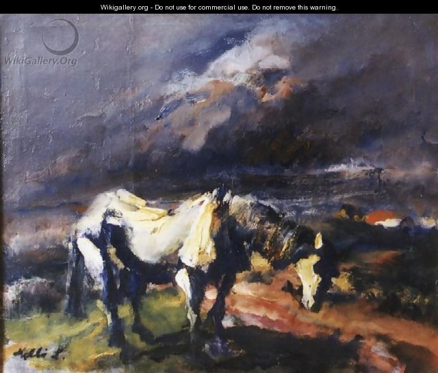Gloomy Hungarian Horse 1953 - Kunffy Lajos