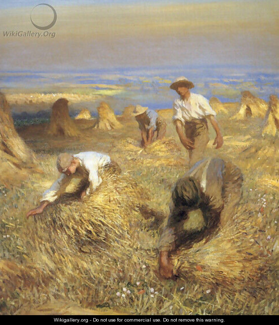 Harvesting the Sheaves 1902 - Sandor Nagy