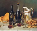 Still Life Cognac and Biscuits 1850 - John Francis