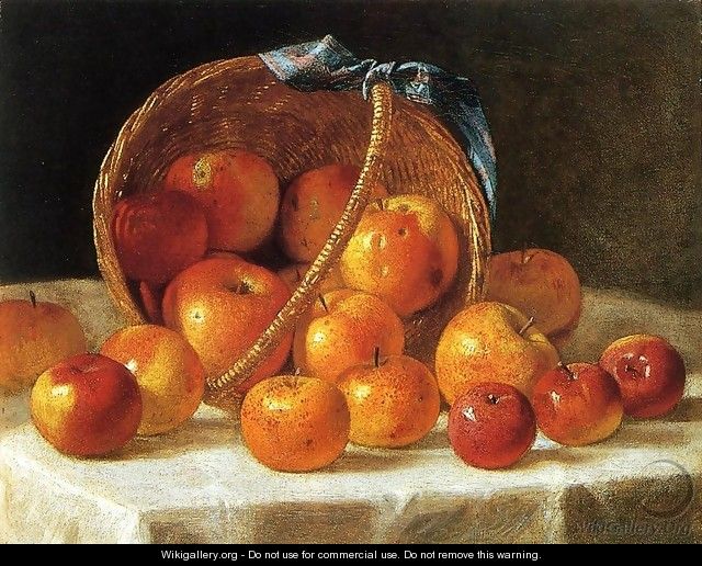 Basket of Apples 1865 - John Francis