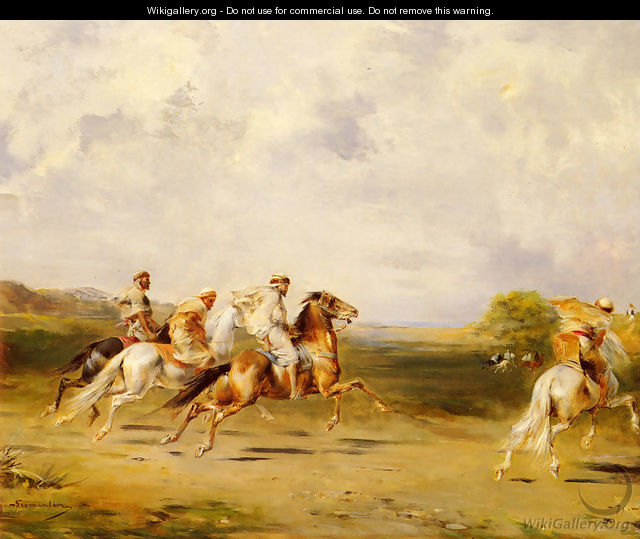 Arab Horsemen - Emile Munier