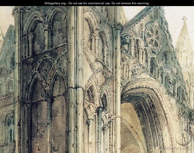 The West Front of Peterborough Cathedral 3 - Thomas Girtin