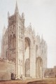 The West Front of Peterborough Cathedral 2 - Thomas Girtin