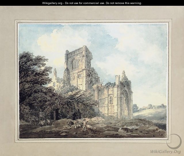Kirkstall Abbey Yorkshire from the South East - Thomas Girtin