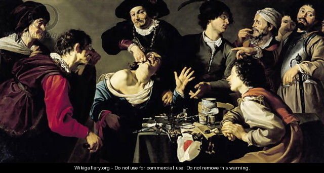 The Tooth Extractor 1635 - Theodoor Rombouts