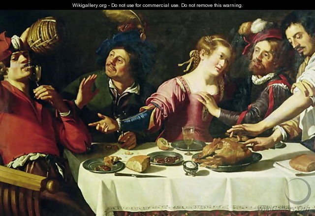 The Meal - Theodoor Rombouts