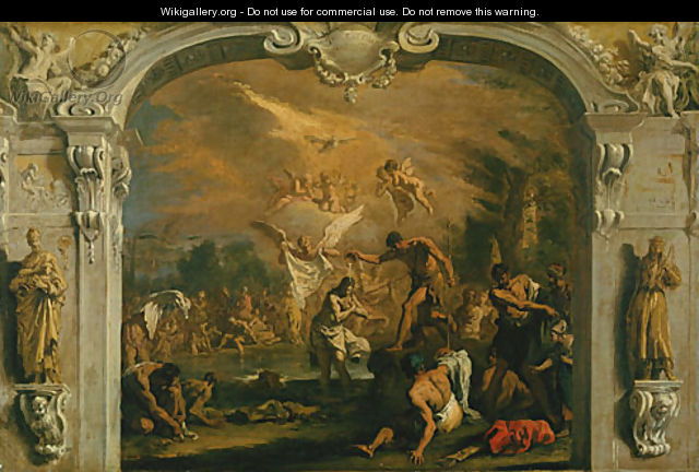 The Baptism of Christ - Sebastiano Ricci