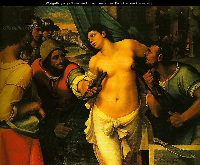 The Martyrdom of St Agatha - Rosso Fiorentino (Giovan Battista di Jacopo)