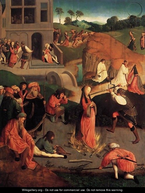 The Martyrdom of St Lucy 1500 - Anonymous Artist