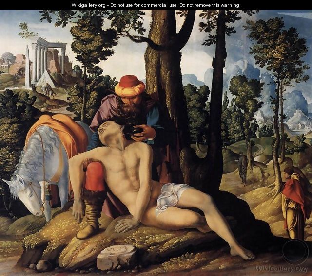 The Good Samaritan 1537 - Anonymous Artist
