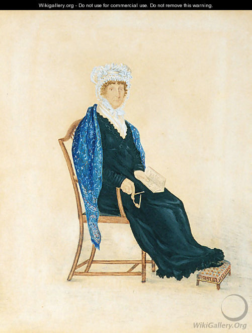Portrait of Mrs. Crofts 1815 - Anonymous Artist