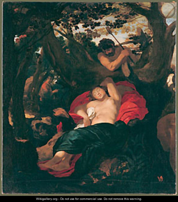 Nymph and Shepherd ca 1625 - Johann Liss