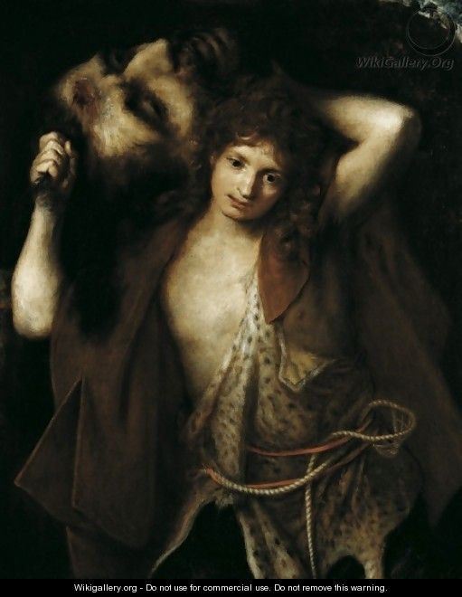 David with the Head of Goliath c 1670 - Girolamo Forabosco