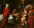 David Soothing Sauls Anguish with His Harp - Giovanni Battista Spinelli