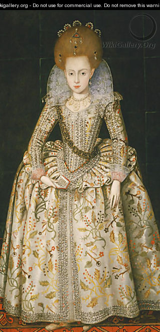 Princess Elizabeth Later Queen of Bohemia ca 1606 - Robert Peake