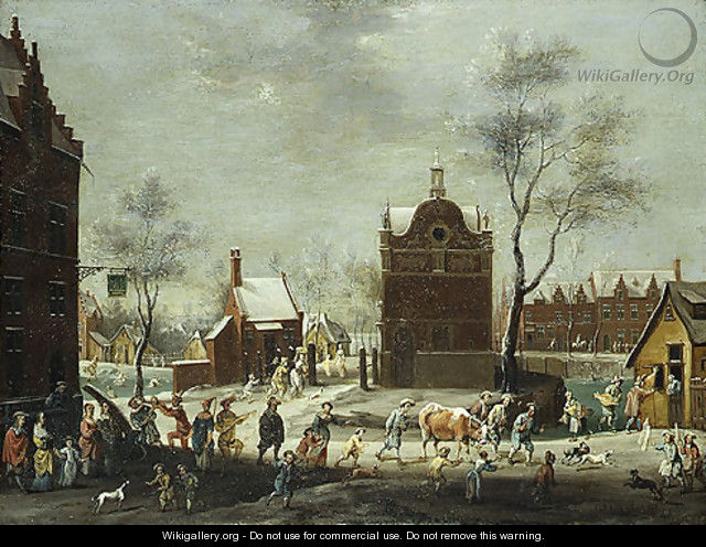 A Winter Carnival in a Small Flemish Town - Pieter Gysels