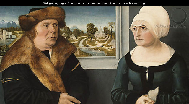 Portrait of a Man and His Wife 1512 - Ulrich the Elder Apt