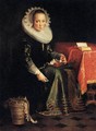 Portrait of Eva Wtewael 1628 - Joachim Wtewael