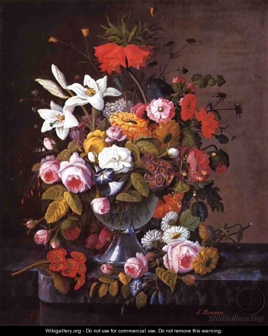 Still Life with Flowers Date unknown 3 - Severin Roesen