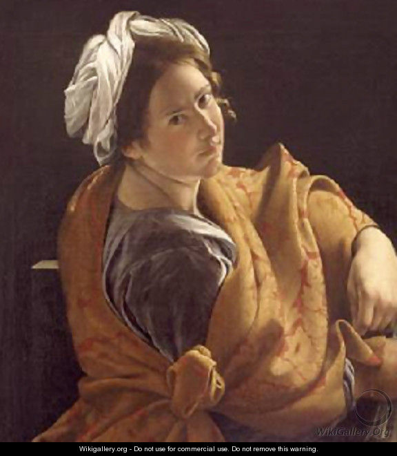 Portrait of a Young Woman as a Sibyl 1620 - Orazio Gentileschi