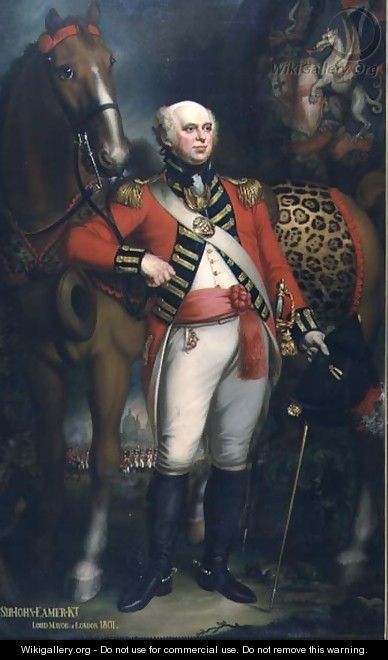 Portrait of Sir John Eamer Lord Mayor of London 1801 - Mather Brown
