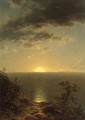 Moonrise on the Coast 1863 - John William Casilear