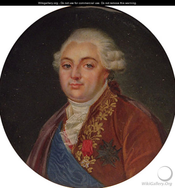 Louis XVI (1754 1793) King of France 1787 - Antoine-Francois Callet