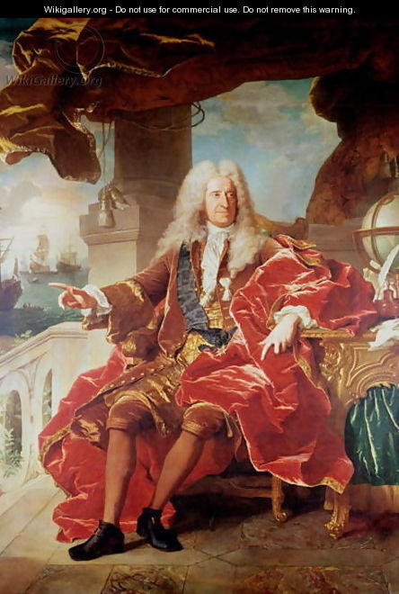 Portrait of Samuel Bernard - Hyacinthe Rigaud