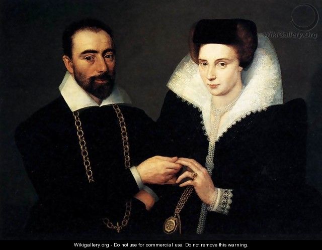 Portrait of a Couple 1610 - Anonymous Artist