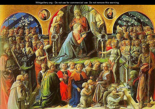 The Cornation of the Virgin - Filippino Lippi