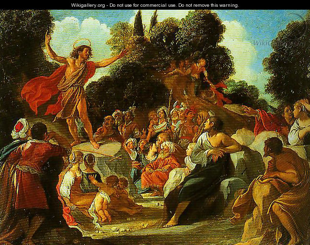 St John the Baptist Preaching - Anastasio Fontebuoni