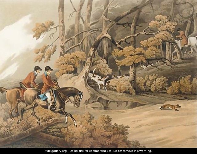 Fox hunting Throwing off - (after) Henry Alken