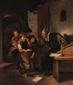 A Schoolmaster Punishing One Of His Pupils - Jan Steen