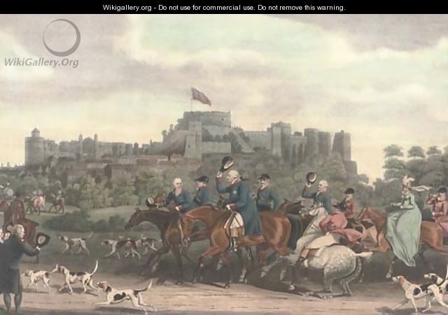 His Majesty King George III returning from hunting, by M.Dubourg - (after) James Pollard