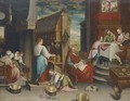 The Supper at Emmaus - Anglo-Flemish School