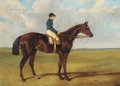 A bay racehorse with jockey up - (after) Herring Snr, John Frederick
