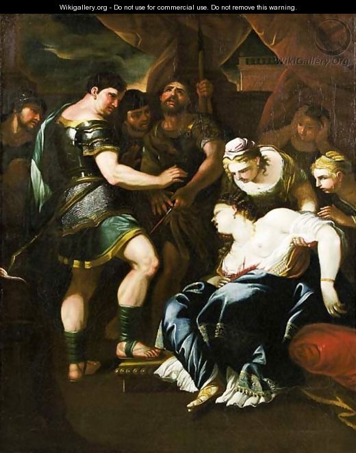 The Death of Lucretia - (after) Luca Giordano