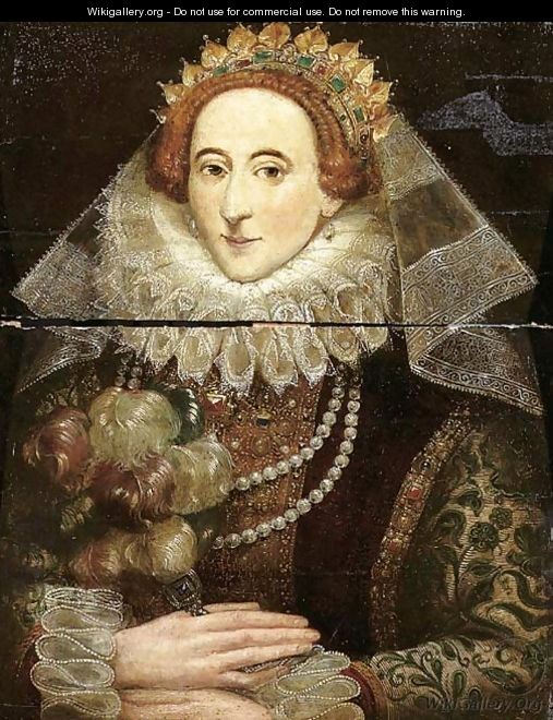 Portrait of Queen Elizabeth I of England (1533-1603) - (after) Federico Zuccaro