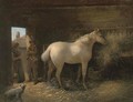 In the stable - (after) George Morland
