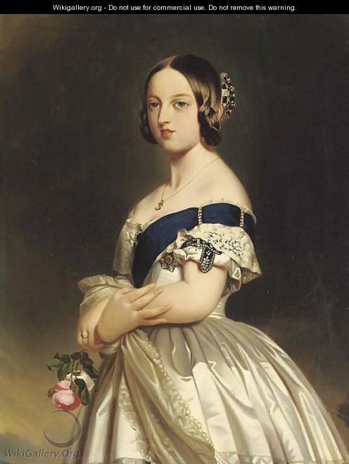 Queen Victoria - (after) Franz Xaver Winterhalter