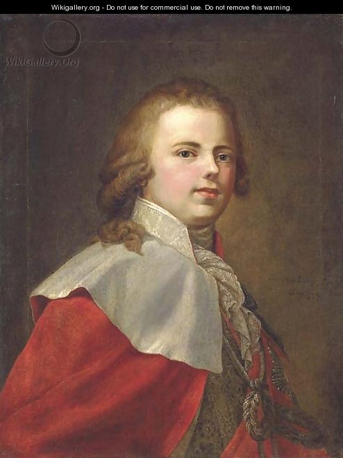 Portrait of Grand Duke Konstantin Pavlovich - (after) Johann Baptist The Elder Lampi